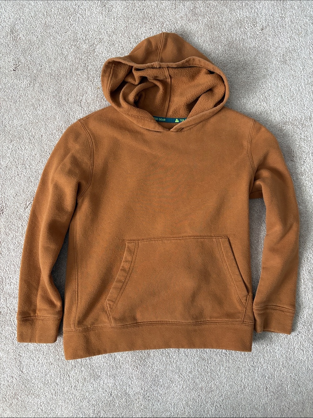 tek gear Kids Hooded Pullover Sweatshirt - Caramel